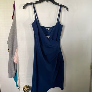 Navy blue a cut cocktail dress